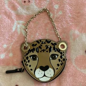 Kate Spade Run Wild Leopard Coin Purse. New without tags.